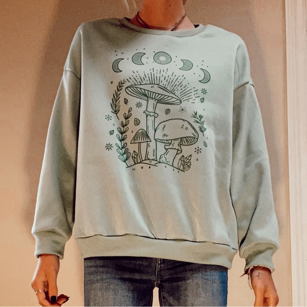 Green sweater
